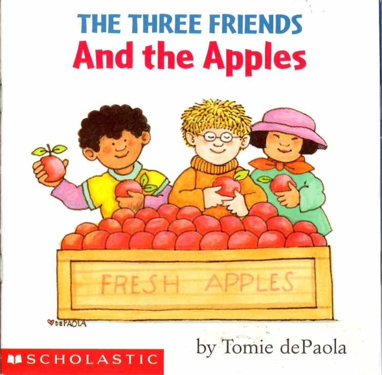 The three friends And the Apples. Книга + Аудиозапись!Книжка про трех друзей и яблоки.<br>
На одной странице одно-два предложения крупным шрифтом. Хорошие картинки. Замечательное издание для расширения словарного запаса малыша. Так же отлично подойдет для обучения детей чтению на английском.