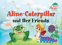 Aline-Caterpillar and Her Friends. Книга + Аудиозапись!Книга входит в серию иллюстрированных учебных пособий "Читаем вместе", адресованных детям младшего школьного возраста. Это рассказ о том, как маленькая гусеница превращается в прекрасную бабочку. Герои этой истории научат ребёнка здороваться и прощаться н