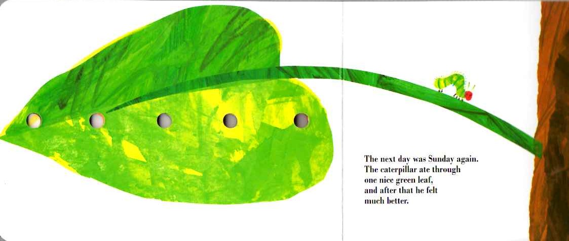 THE VERY HUNGRY CATERPILLAR.  + .